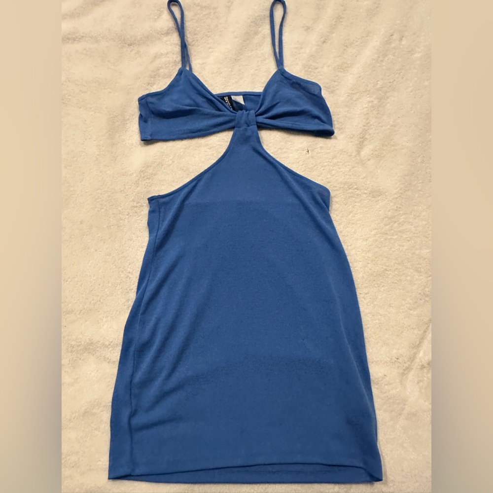 Divided Blue Summer Dress